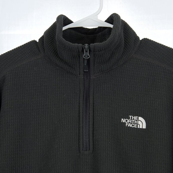 The North Face Dark Gray Full Zip Fleece Sweater Jacket Men's Large - Picture 2 of 6